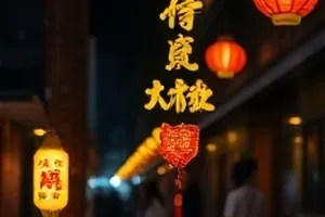《镜面公寓》解说封面，走廊尽头映出倒影的镜子